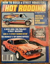 Popular Hot Rodding March 76 Custom Van & Hot Rods Chevy Dodge Ford Vanning