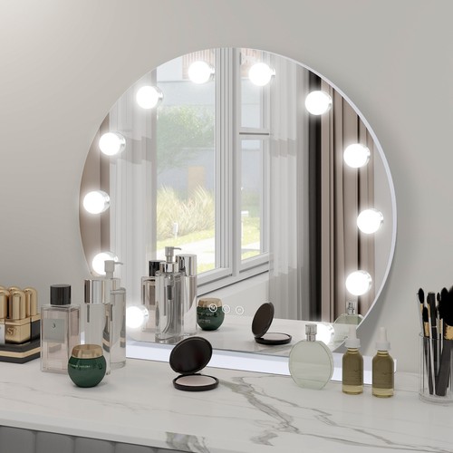Round 50cm hollywood vanity - round,