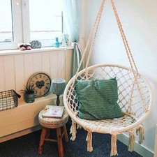 Hanging Macrame Hammock Chair