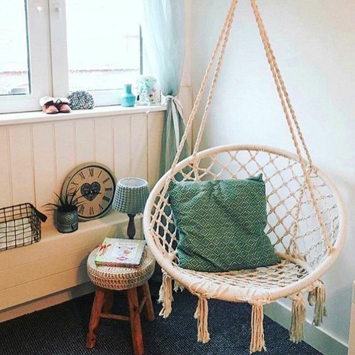 Hanging macrame hammock chair - hammock,