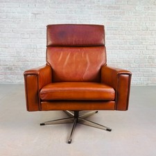 Vintage Danish Tan Leather
