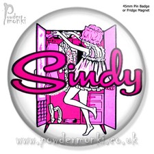 SINDY 1960s ~ Retro Toy Doll [45mm BADGE/MAGNET]