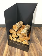 Firewood Rack Log Storer Indoor Fireside Wood Cart Carrier Stand Storage Logs