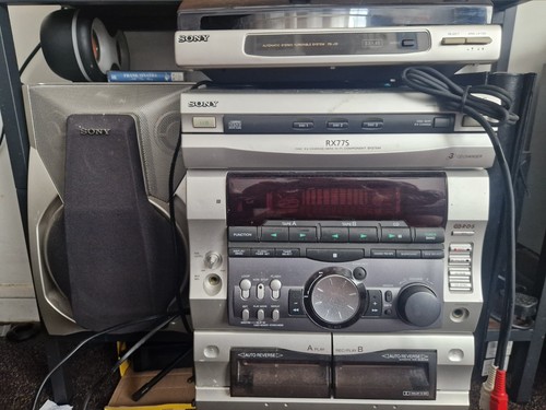 Vintage sony hcd - hcd-rx77s, compact