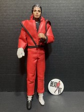 Vintage 1984 MJJ LJN Toys Michael Jackson Action Figure Doll Red Thriller Outfit