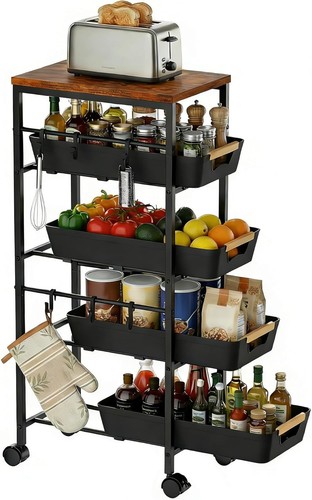 Tier kitchen cart slim - 5,