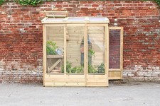 Forest Lean To Green House 4 x 6 Walk In Wooden Plant Vegetable Potting Shed