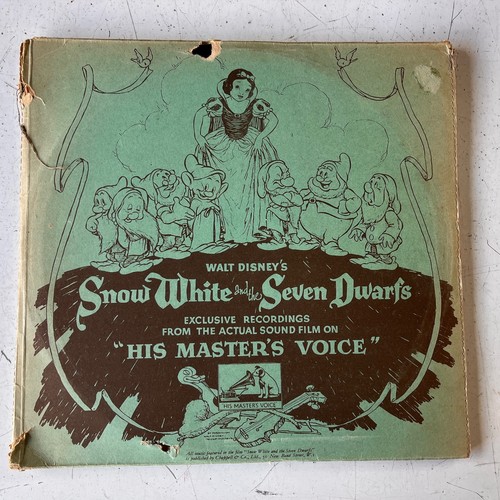 1938 disney hmv snow - disney/hmv, white