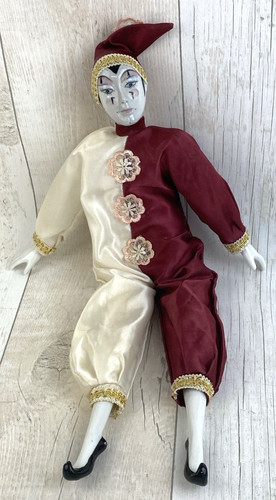 Clown figure doll with china - figure,