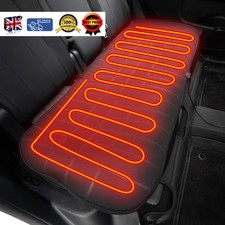 UK Car Rear Heated Seat Cover Cushion Universal Warmer Heating Warming Pad Cover