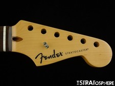 Fender Standard Stratocaster Strat, NECK, Modern "C" Parts, Indian Laurel
