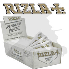 Cartine Rizla Bianche Corte White Regular - Box 50 Libretti Originali
