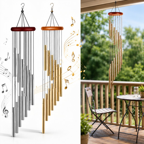 Tubes wind chimes large - 12,