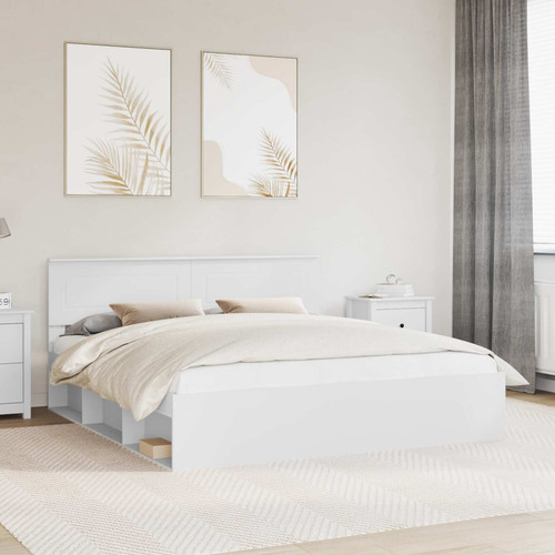 Bed frame modern white - bed,