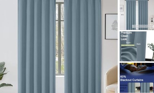 Sally blackout curtains - curtains, 90