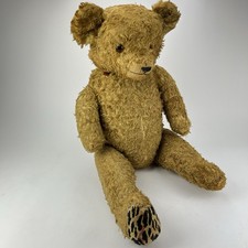 31" Teddy Bear...Steiff?  Ideal? Circa 1910-20.  Mohair with Excelsior Stuffing