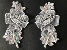 Vintage Beaded Sequin Flowers