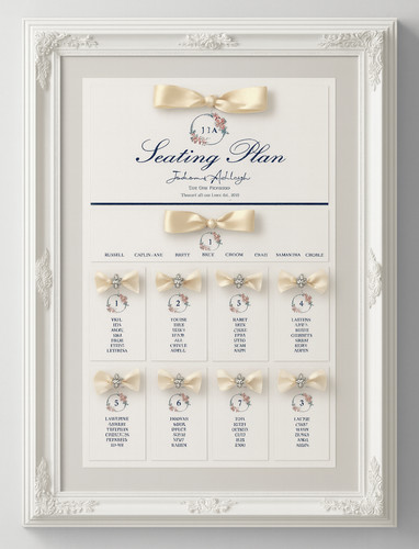 Wedding table seating plan - seating,
