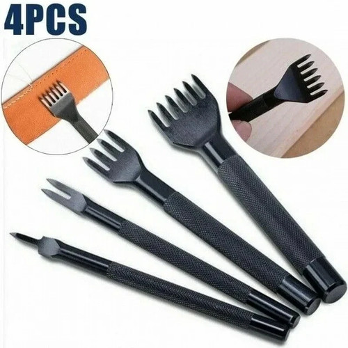 4pcs leather craft stitching - 4pcs,