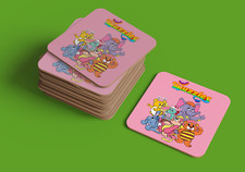The Wuzzles coaster 9cm 80s