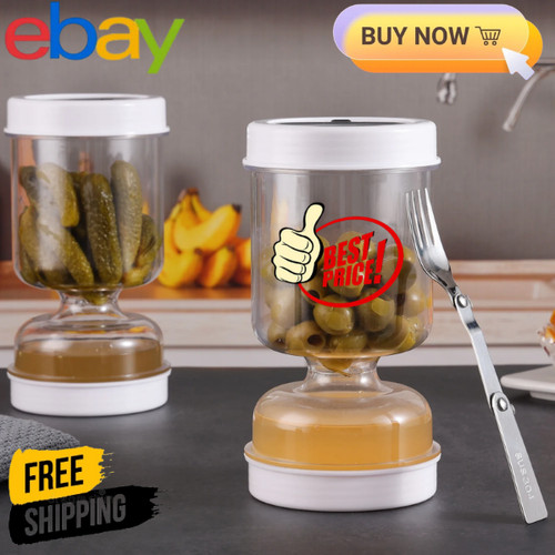Olive and pickle strainer jar - olive,