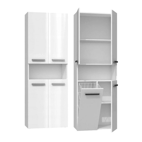 Modern wooden storage shelf - modern,