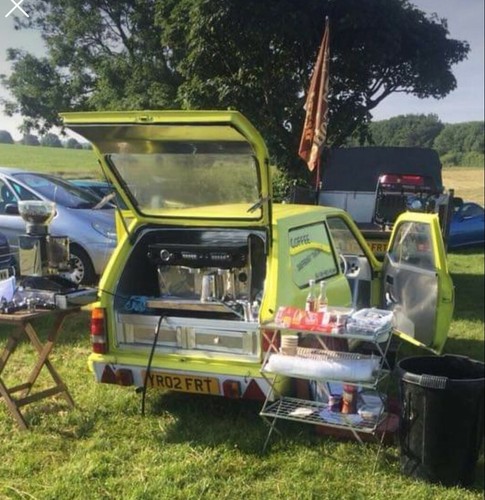 Robin reliant coffee cart - robin,