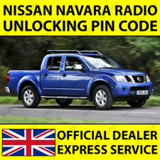 ✅NISSAN NAVARA CAR RADIO NAVIGATION UNLOCKING PIN CODE DECODE FOR ALL MODELS✅
