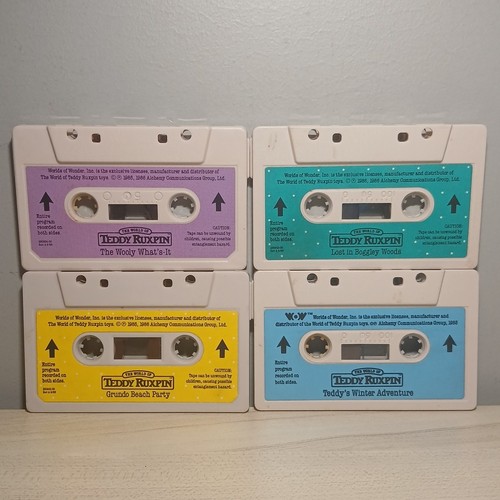 Teddy ruxpin tapes lot - ruxpin,
