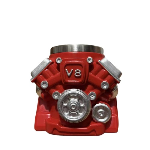 Engine block mug novelty - block,
