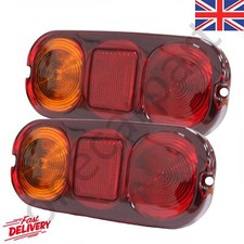 Pair Lenses FOR  JCB 2CX 3CX 4CX Rear Light 700/50024 Indicator Backhoe Digger