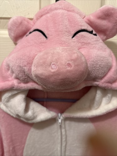 Adult smiling pig costume - adult, one