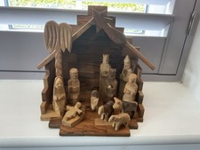 Nativity Set Olive Wood Bought In Jerusalem