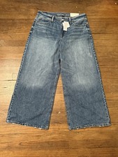 American Eagle Low Rise Ultra Wide Jeans Size 10 
