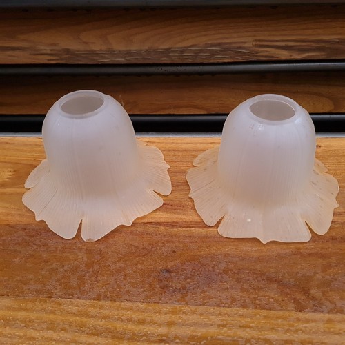 Vintage tulip lamp shades - vintage,