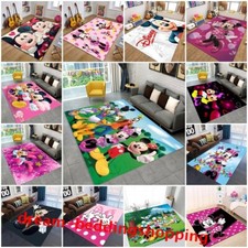 Mickey Minnie Mouse Bedroom Living Room Carpet Anti-Slip Rugs Doormat Floor Mats