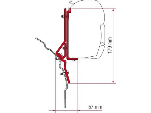 Fiamma adapter brackets - fiamma,