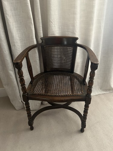 Antique bergere cane barley - bergere,