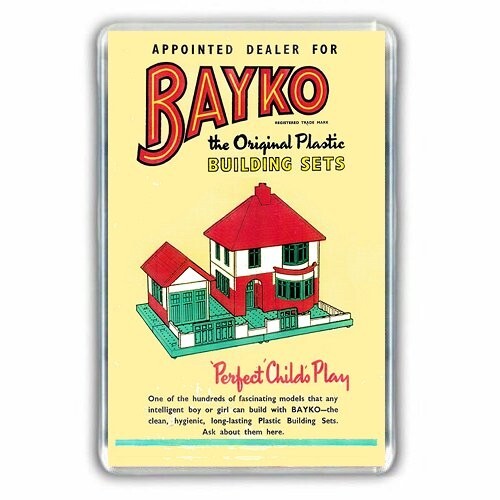 Bayko building set advert - building,