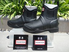 Hunter BALMORAL EQUESTRIAN SHORT, Neoprene Wellies Boots Black US5 UK3