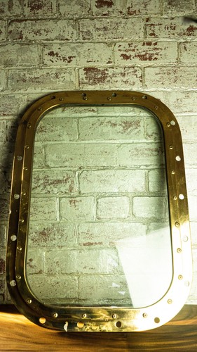 Brass porthole 73cm 57cm - porthole,