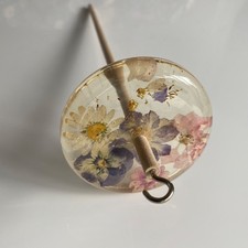 DROP SPINDLE Resin & Dried