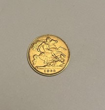 Gold Half Sovereign Coin -