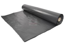 Damp Proof Membrane Polythene Sheeting Roll DPM Black 4m or 5m Wide CE Rated