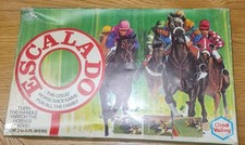 Vintage Chad Valley Escalado Horse Racing Game Complete with all horses