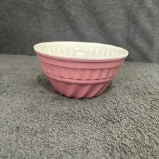 VINTAGE Pink Pottery Round