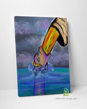 Jesus Christ Hands Abstract