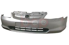 HONDA CIVIC 2001 - 2003 FRONT BUMPER PRIMED BRAND NEW WITH GRILLE SEE IMAGE