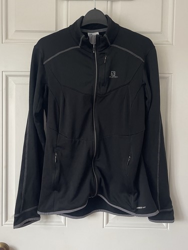 Salomon black full zip - black,