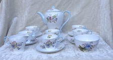 Shelley “WILD FLOWERS” 13668 Vintage Stunning Bone China Coffee Set